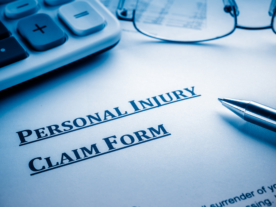 personal injury claim form for catastrophic accident